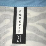 Forever 21 zebra print beaded hem back zip closure pleated in back NEW size XXS Photo 5