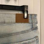 Aeropostale  women’s high rise midi light wash cuffed ripped jean shorts — size 2 Photo 3