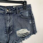 Pistola  Women's Size Medium Distressed Cut Off Cotton Blue Jean Denim Shorts Photo 3
