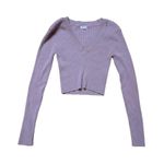 Garage  ribbed v neck crop sweater top size Xs Photo 1