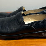 Alegria  Women's Keli Professional Clog Night Rosette KEL-541 Black Leather 41 Photo 0