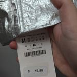 ZARA  Cropped Metallic Top Size M Ref 1971/167 Festival Party Y2K Photo 9