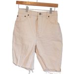 Abercrombie & Fitch Curve Love '90s Straight Ultra High Rise Jean Shorts Sz 28 6 Photo 0