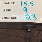 Liverpool Jeans Company Liverpool Brown Black Pinstripe Dress Pants Size 8/29 Petite Photo 2