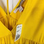 Forever 21 Gold  Flowy Babydoll Shirt Sz Small Photo 9