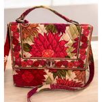 Vera Bradley  Retired Julia Hello Dahlia Pink Quilted Handbag Purse Crossbody Photo 0