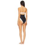 Lovers + Friends  Moani Strapless One Piece in Black & White X-Large New swim Photo 1