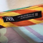 ZARA  Paisley Floral‎ Print One Shoulder Midi Dress Asymmetric Party Size XS Photo 11