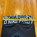 Nike  Pro Spandex Wrap Around Waist Band Leggings size medium Photo 6
