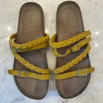 Indigo rd. Mustard Yellow Braided Strappy Sandal Womens 9.5 M Photo 1