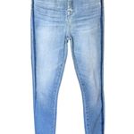7 For All Mankind Blue High Waisted Ankle Skinny Denim Jeans Women's Size 24 Photo 5