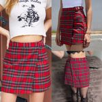 Brandy Melville John Galt  Emerson Tartan Plaid Flannel Kilt Mini Buckle Photo 1