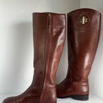 Tory Burch Brown Leather Knee-High Boots size 6 Photo 3