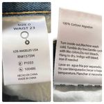 Insane Gene Light Wash Cotton Raw Hem Straight Jean Size 0/23 Blue Photo 9