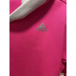 Adidas  Climawarm Fleece Lined‎ Hot Pink Pullover Long Sleeve Hoodie Size Medium Photo 2