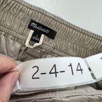 Madewell  Pants Womens 2 Beige Lanie Wide Leg‎ Pull On Pleat Trousers Photo 3