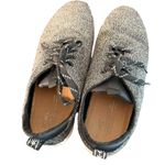 Toms  Womens‎ Lace Up Sneakers Cabrillo Size 7.5 Black Casual Minimalist 10012420 Photo 8