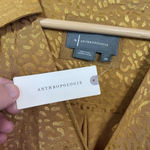 Anthropologie NWT  Long-Sleeve Mini Dress in Bronze Leopard Print Size XS Photo 9