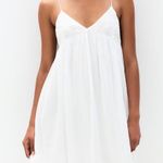 Pull&Bear embroidered mini dress White Photo 1