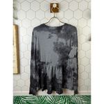 T.La by Anthropologie Tie Dye Long Sleeve Peplum Top Photo 2