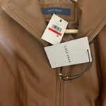 Cole Haan NWT- 
Wing Collar Leather Jacket XS Photo 4