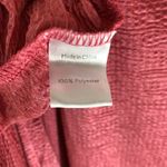 Leota Womens Midi Dress Crinkled Jersey Smocked Mock Neck and Waist Pink 3X Photo 6