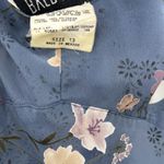 Byer Too! California Women's Blue Floral Maxi slip babydoll Dress vintage 13 Size undefined Photo 11