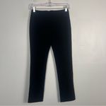 Veronica Beard  Zip Back Scuba Pants in black size 0 Photo 3
