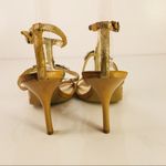 BCBG Tan Rhinestone Strappy Heels Formal Sz 9 Photo 2