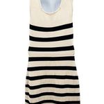 Arden B Plunging Striped Sleeveless Bandage Bodycon Midi Dress Y2K Photo 4