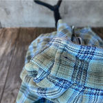 Venezia Jean Green Plaid Zip Up Flannel Size 26/28 Blue Photo 9