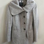 Kensie Asymmetrical Collar
Herringbone Jacket Oatmeal Color
Women's Size Small Photo 0