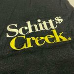 Schitt’s Creek NWT Official Black Flared Knit Yoga Pants Elastic Waist New XS Photo 3