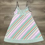 Victoria's Secret Victoria’s Secret Striped Chemise Slip Multicolor Pink Green Size Small Photo 3