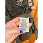 Denim & Supply Ralph Lauren Ralph Lauren Denim & Supply Camo Beaded Tank Top L — Boho Festival Southwest Photo 1