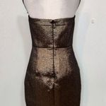 Trina Turk NWT! Sz 8  Dresses Stunning Gold / Copper Metallic Strapless Dress Photo 8