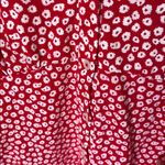 Boden red floral mini tea dress Size 4P Photo 3