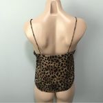 Nasty Gal  Leopard Animal Print Silky Tank Top Size 6 Photo 2
