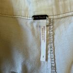 Free People Women Size 8 Beige Sunday Skies Straight Wide Leg Cotton Boho Pants Photo 4