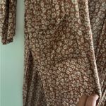 Cathy Jean   kimono Long Sleeve Floral Dress - Brown Photo 2