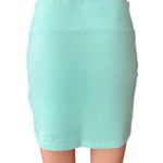 Wild Fable NWT ~ Bodycon Mint Green Short Knit Mini Skirt ~ Women's Size LARGE Photo 2
