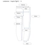 Lululemon Power Luxtreme Suited Jacquard Black & White Photo 1