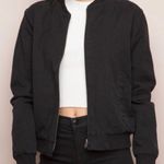 Brandy Melville Black Bomber Jacket Photo 0