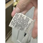 ECI  Woman Silver Shimmer Short Sleeve Blouse with Black Beaded Trim - Size 20 Photo 7