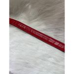 Red Leather Belt With Gold Buckle & Spiral Detail By Riki Designs Small Size Gen Photo 6