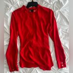 Marciano  Red Blouse with Stud Accents Photo 1