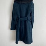 Banana Republic  Women's Wool Long Faux Fur Overcoat - Small Photo 5