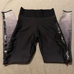 Ultracor Ombre Slash Leggings 25” Size Small Black Slate Grey Photo 0