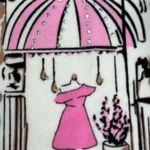 Kiss & Fly small Off White 3/4 Sleeve Shopping Girl Embellished Sweater Knit Top Photo 5