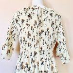 Jessakae Yellow, Brown & Green Floral Smocked Tiered Dress. Size XL Photo 6